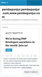 Mobile Screenshot of pembepanjur.wordpress.com