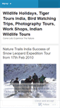 Mobile Screenshot of naturetrailsindia.wordpress.com