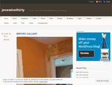 Tablet Screenshot of jenswinethirty.wordpress.com