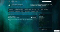 Desktop Screenshot of ana0ta.wordpress.com