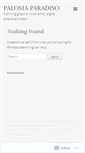 Mobile Screenshot of palomaparadiso.wordpress.com