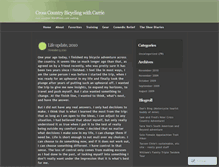 Tablet Screenshot of cyclewithcarrie.wordpress.com