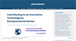 Desktop Screenshot of juliemcelroy.wordpress.com