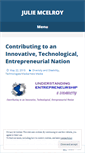 Mobile Screenshot of juliemcelroy.wordpress.com