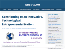 Tablet Screenshot of juliemcelroy.wordpress.com
