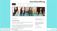 Desktop Screenshot of massiekurxblawg.wordpress.com