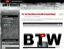 Tablet Screenshot of aim4results.wordpress.com
