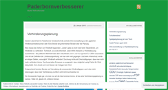 Desktop Screenshot of paderbornverbesserer.wordpress.com