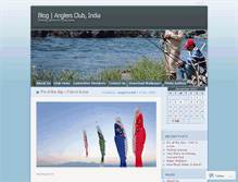 Tablet Screenshot of anglersclub.wordpress.com