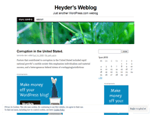 Tablet Screenshot of heyder.wordpress.com
