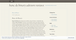 Desktop Screenshot of mbablogs.bancdebinaryadvisorsreviews.wordpress.com