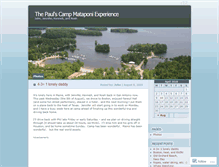 Tablet Screenshot of campmataponi.wordpress.com