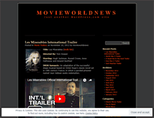 Tablet Screenshot of movieworldnews.wordpress.com