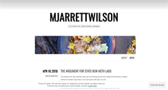 Desktop Screenshot of mjarrettwilson.wordpress.com