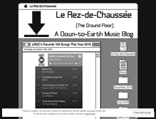 Tablet Screenshot of lerezdechaussee.wordpress.com