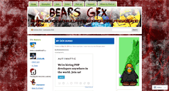 Desktop Screenshot of bearsandcubsgfx.wordpress.com