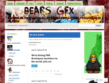 Tablet Screenshot of bearsandcubsgfx.wordpress.com