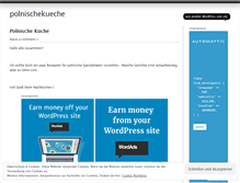 Tablet Screenshot of polnischekueche.wordpress.com