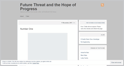 Desktop Screenshot of futurethreat.wordpress.com