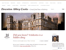 Tablet Screenshot of downtonabbeycooks.wordpress.com