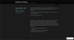 Desktop Screenshot of alessioma.wordpress.com