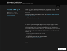 Tablet Screenshot of alessioma.wordpress.com
