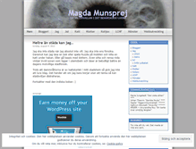 Tablet Screenshot of munsprej.wordpress.com