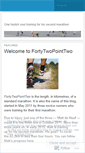 Mobile Screenshot of fortytwopointtwo.wordpress.com
