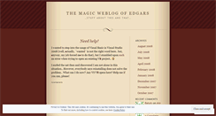 Desktop Screenshot of edgarsr.wordpress.com