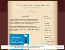 Tablet Screenshot of edgarsr.wordpress.com