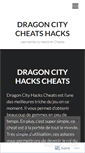 Mobile Screenshot of dragoncitycheatshacks.wordpress.com