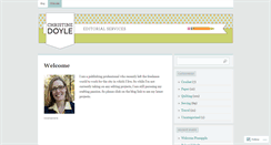 Desktop Screenshot of christinedoyle.wordpress.com