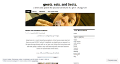 Desktop Screenshot of greetseatsandtreats.wordpress.com