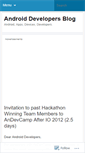 Mobile Screenshot of androidandroid.wordpress.com