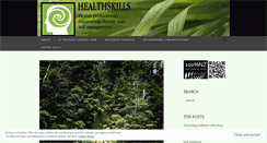 Desktop Screenshot of healthskills.wordpress.com