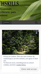 Mobile Screenshot of healthskills.wordpress.com