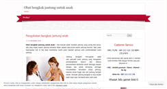 Desktop Screenshot of obatbengkakjantunguntukanak.wordpress.com