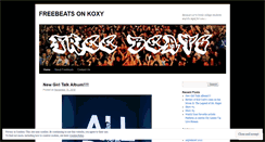 Desktop Screenshot of freebeatsonkoxy.wordpress.com