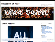 Tablet Screenshot of freebeatsonkoxy.wordpress.com