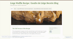 Desktop Screenshot of liegewaffle.wordpress.com