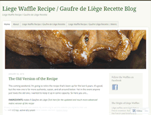 Tablet Screenshot of liegewaffle.wordpress.com