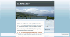 Desktop Screenshot of mrssheehan.wordpress.com