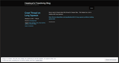 Desktop Screenshot of hawkeyesfreedivingblog.wordpress.com