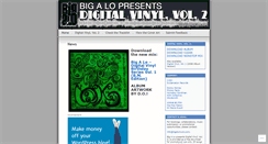 Desktop Screenshot of bigalomusic.wordpress.com