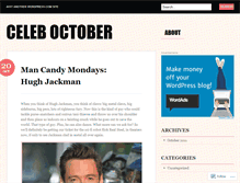 Tablet Screenshot of celebritynewsoctober2011.wordpress.com