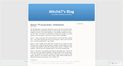 Desktop Screenshot of mitch67.wordpress.com