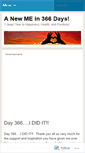 Mobile Screenshot of anewmein366days.wordpress.com