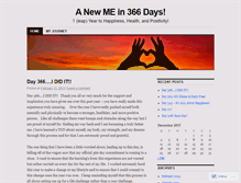 Tablet Screenshot of anewmein366days.wordpress.com