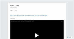Desktop Screenshot of darincarter.wordpress.com