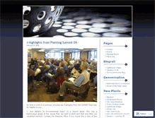 Tablet Screenshot of churchplanters.wordpress.com